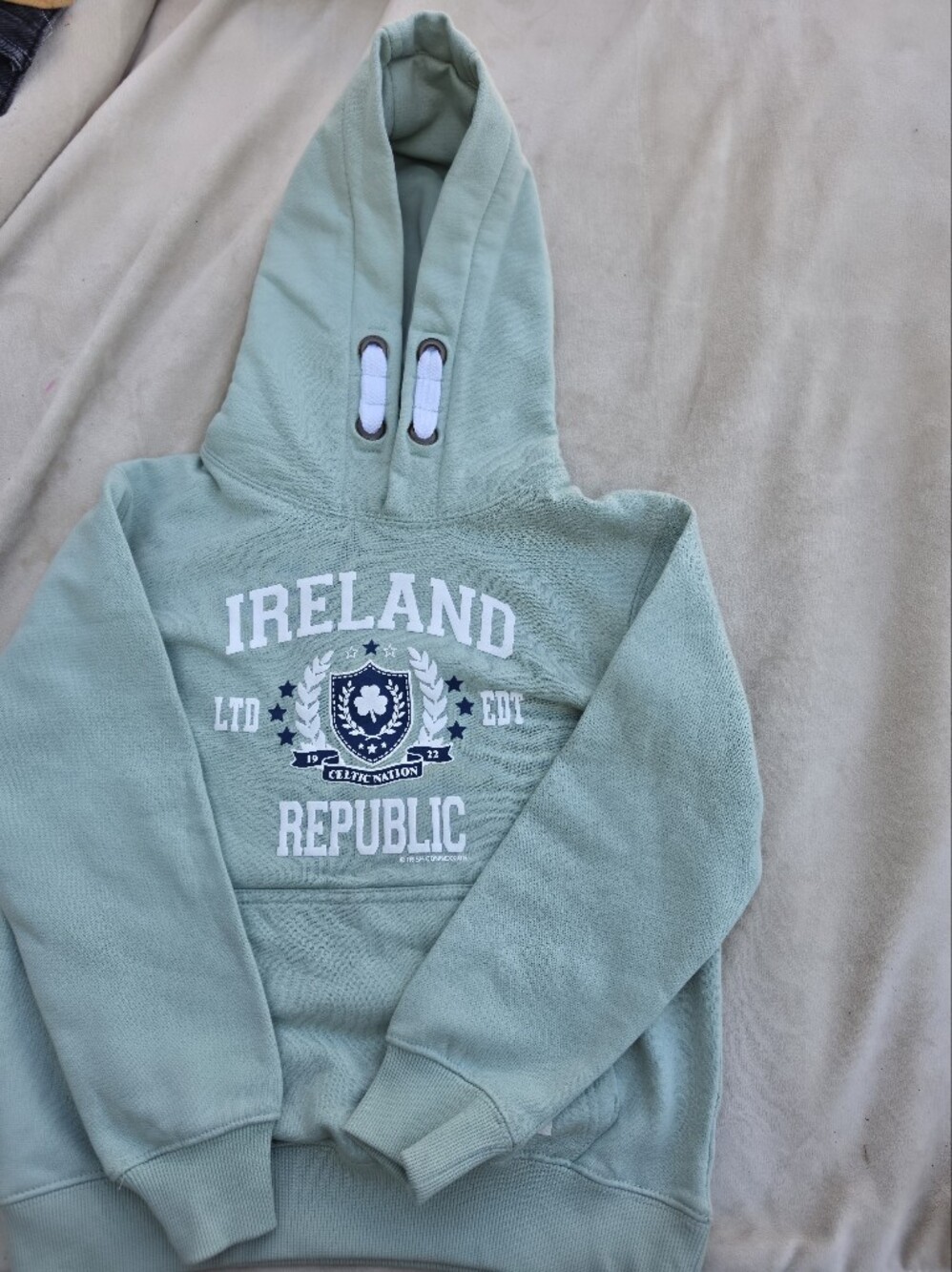 Ireland Republic Graphic Hoodie - Mint Green